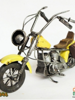 โมเดลรถมอเตอร์ไซค์ M241-Yellow ฟรีค่าส่ง
