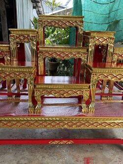 โต๊ะหมู่กระจังทอง หมู่ 9 หน้า 10 ลายที่ 2