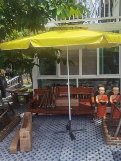 ร่มสนาม ขนาด 60 นิ้วกันยูวี แข็งแรงทนทาน มี 3 สี