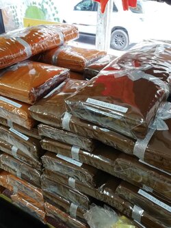 ผ้าไตรมัชลิน 9 ขันธ์ (ตะเข็บคู่) 1.90 x 3.20 เมตร 2 ชั้น (ตัดเย็บใหม่ทุกผืน) รับประกันสินค้า 100%