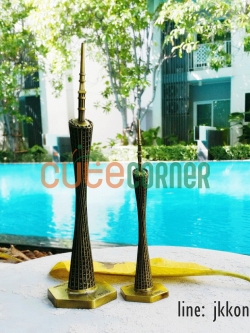 01717-โมเดลกวางโจวทาวเวอร์ 25 ซม - ฟรีค่าส่ง