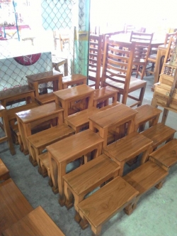 โต๊ะยอด/โต๊ะเดี่ยว (ไม้สักแท้)