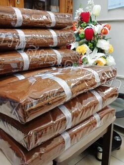 ผ้าไตรมัชลิน 9 ขันธ์ (ตะเข็บคู่) 2.10 x 3.20 เมตร 2 ชั้น (ตัดเย็บใหม่ทุกผืน) รับประกันสินค้า 100%