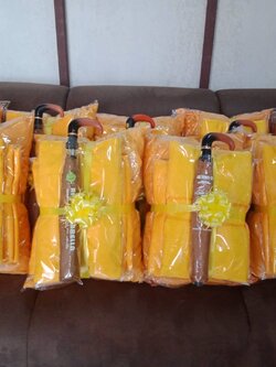 สังฆทานของใช้พระ (หมอน+ผ้าขนหนู+ผ้าห่ม+ร่ม)