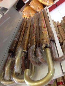 ร่มผ้าป่าน มัชลิน เส้นด้ายปั้นเคลือบกันน้ำ