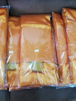 ผ้าไตรเณร 1.80 ม. (ตัดเย็บใหม่ทุกผืน) รับประกันสินค้า 100%