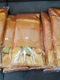 ผ้าไตรเณร 1.60 ม. (ตัดเย็บใหม่ทุกผืน) รับประกันสินค้า 100%