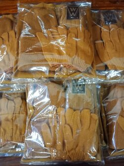 ชุดกันหนาวพระ 4 ชิ้น (เสื้อไหมพรมแขนยาว หมวก ถุงมือ ถุงเท้า) *ราคาโปรโมรชั่น