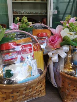 สังฆทานตระกร้าสวยงาม