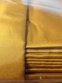 ชุดไตรจีวร (ผ้าไหมแท้) (ตัดเย็บใหม่ทุกผืน) รับประกันสินค้า 100%