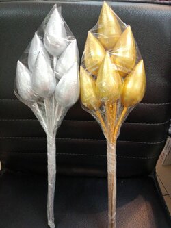 ดอกบัวเงินทอง (ใหญ่) *กำละ 6 ดอก