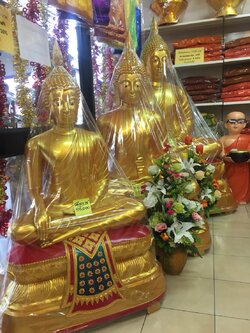 พระสดุ้งมาร (ชนะมาร) 30 นิ้ว พ่นทอง