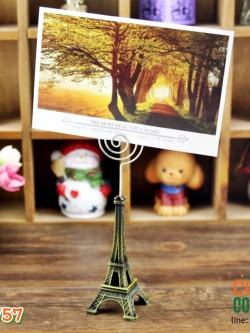 01757-ที่เสียบการ์ดรูปหอไอเฟลแพคสองชิ้น - ฟรีค่าส่ง