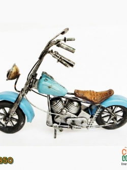 โมเดลรถมอเตอร์ไซค์ M245-Blue ฟรีค่าส่ง