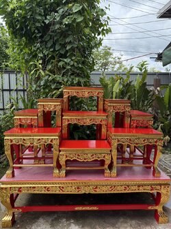 โต๊ะหมู่กระจังทอง หมู่ 9 หน้า 10 ลายที่ 1