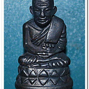 หลวงพ่อทวด 100 ปี อ.ทิม ศาลหลักเมือง พระกริ่งใหญ่บัวรอบ พิมพ์โบราณ เนื้อนวะแก่เงิน หมายเลข ๓๘๐