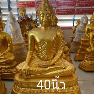 พระประธานปางมารวิชัย เรซิ่น