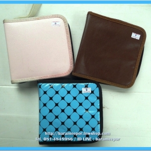 อัลบั้มใส่แผ่น CD. แบบมีซิป สภาพใหม่ ยังไม่ได้ใช้ จำนวน 3 เล่ม