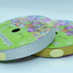 ริบบิ้นพับเหรียญ TW กากเพชร (หน้าเดียว)