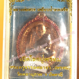 หลวงพ่อทวด รุ่น เปิดโลกปู่พรหม พ่อท่านพรหม วัดพลานุภาพ ปัตตานี ปี ๒๕๕๕ 5.ทองแดงลงยา สีเขียว