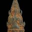 สมเด็จพระพุทธชินราช (นางพญาเรือนแก้ว) รุ่นประวัติศาสตร์ธงชัยจอมราชันย์ วัดนางพญา พิษณุโลก ปี 2563 เนื้อนวะโลหะดินไทย หมายเลข 14
