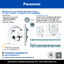 พัดลมระบายอากาศพานาโซนิคแบบติดผนัง FV-15AST1 Panasonic Wall Mount Type