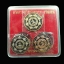 เหรียญองค์พ่อจตุคามรามเทพ รุ่นเทอดพระเกียรติ ปี 2550 ชุดกรรมการ 3เหรียญ