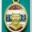 หลวงพ่อทวด 100 ปี อ.ทิม ศาลหลักเมือง เหรียญเม็ดแตง เนื้อทองแดงนอกลงยาราชาวดีสีธงชาติ