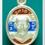 หลวงพ่อทวด 100 ปี อ.ทิม ศาลหลักเมือง เหรียญเม็ดแตง เนื้อเงินลงยาราชาวดีสีธงชาติ