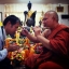 ผ้ายันต์บรมครูส่วยหยิ่นจ่อ ( สายยาแดง)