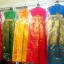 ชุดไทยแก้บน (แบบสวยครบเครื่อง) สไบอัดพลีส มีหลายสีให้เลือก