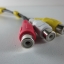 สายสั้น แจ็ค3.5mm เป็น rca ตัวเมีย 3หัว.