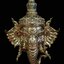 พระพิฆเนศ รุ่นเศรษฐีปาฏิหาริย์ วัดสุวรรณเจดีย์ จ.อยุธยา ปี 2563 เนื้อมหาชนวนทองบ้านเชียงซาติน หมายเลข 352 ขนาดพระสูง 3.5 ซ.ม.
