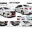 ชุดแต่งรอบคัน MITSUBISHI MIRAGE 2019 2020 SPORT-X