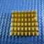 Heatsink พร้อมเทปกาวซิลิโคน ขนาด25*25สูง5mm(ทอง)